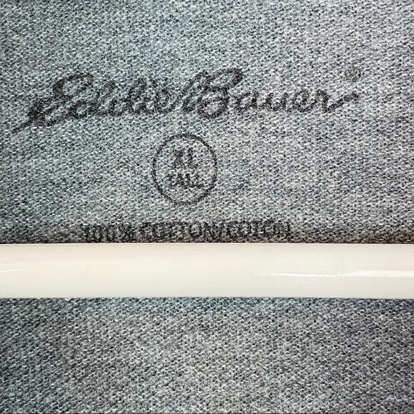 Eddie Bauer Polo Gray Mens XLT - Picture 2 of 3